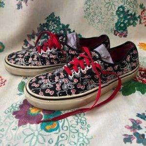 Hello Kitty Vans Sneakers Tennis Shoes